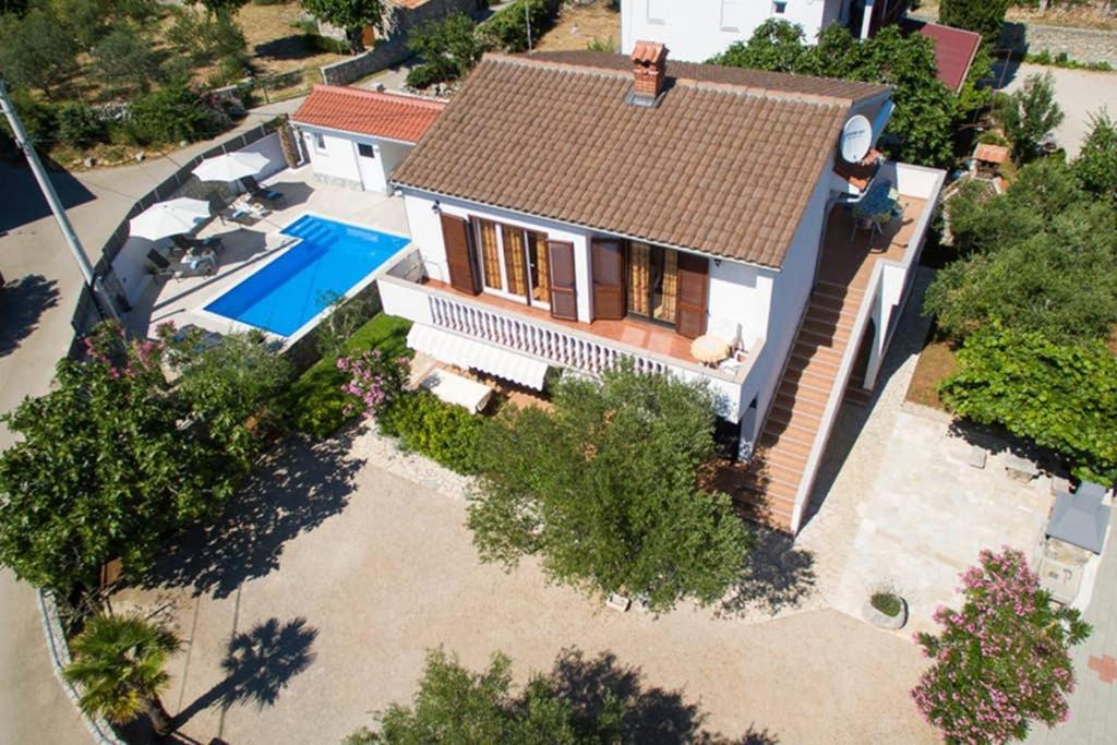 Adria-Holiday House With A Private Pool In Krk Kornic Exterior photo