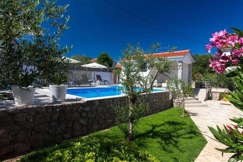 Adria-Holiday House With A Private Pool In Krk Kornic Exterior photo